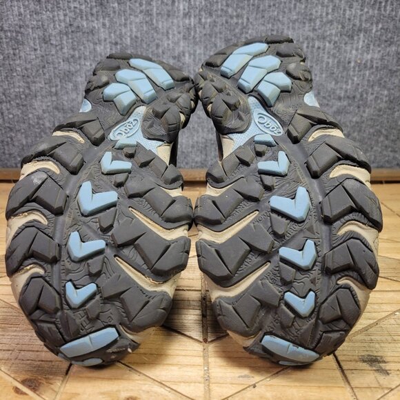 Oboz Bridger Women's 6.5 Vent Mid B-Dry Leather Waterproof Hiking Boots, Walnut - Picture 9 of 11